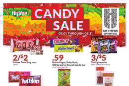 Hy-Vee Candy Sale
