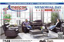 American Furniture Warehouse Ad