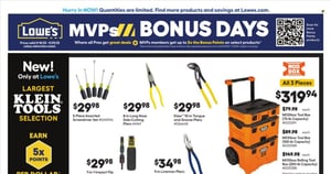 Lowe's current Flyer online
