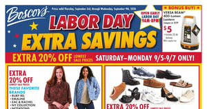 Boscov's current Flyer online