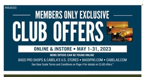 Cabela's current Flyer online