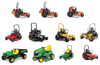 Bad Boy Mowers, BigDog, Bobcat, Cub Cadet, Hustler, John Deere and Kubota equipment with Recalled Kawasaki Engines