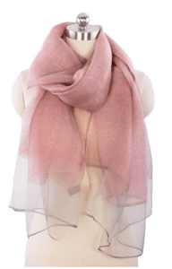 Recalled "Sparkle Sheer Social Wrap" scarf – Front