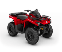 Recalled MY21 Can-Am Outlander 450 Red