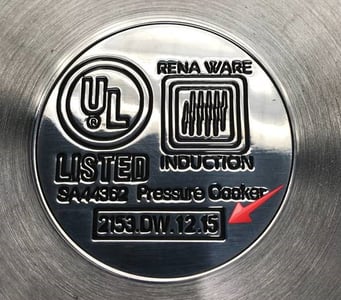 Base with model number