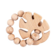 Recalled tropical leaf teether