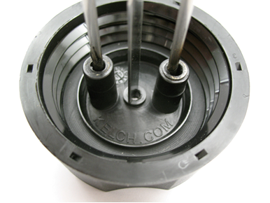 The recalled fuel tank caps have KELCH stamped into the bottom of the cap