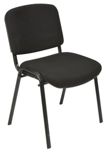 Oakmont black stackable chair
