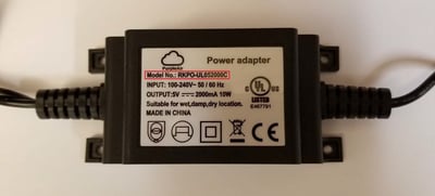 Power Supply connected to Air Sensor
