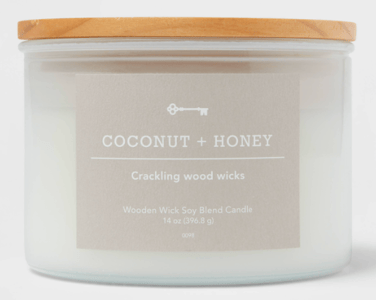 Recalled 14oz Lidded Milky White Glass 3-Wick Threshold Candle