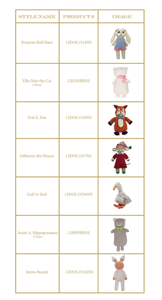 Recalled Beaufort Bonnet Company Handmade Knit Dolls.