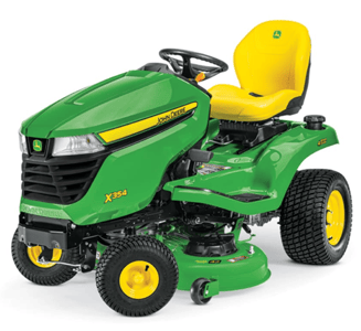 John Deere X354 with Recalled Kawasaki Service Engine
