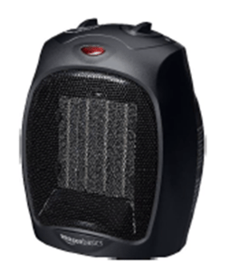 AmazonBasics 1500 Watt Ceramic Space Heater No. B074MWKSLX