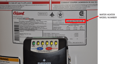 Recalled Usines Giant Factories heater product label