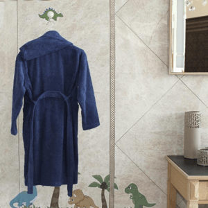 Recalled Linum Home Textiles children's robe (navy)