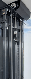 Recalled traction elevator