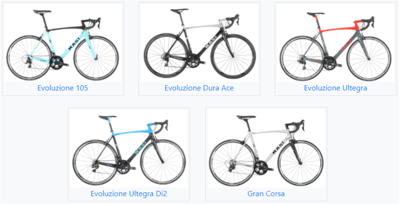 2018 Masi Evoluzione (all models) and Gran Corsa model