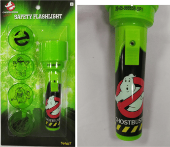 Recalled Ghostbusters children’s flashlight
