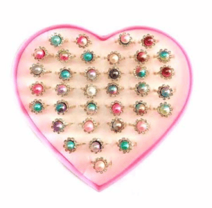 Recalled U.P. Fashion's children's rings - display box