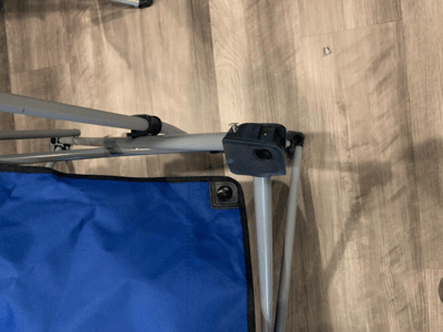 Plastic bracket on recalled chairs