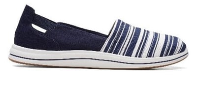 Recalled Clarks women's shoes - Breeze Step in Navy/White (article 26165290)