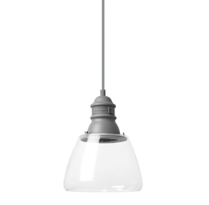 Small Stratton Pendant Clear Glass