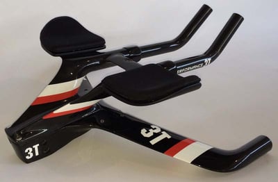 Recalled Aduro handlebars showing the base bar with forward extensions in the high-mount position.
