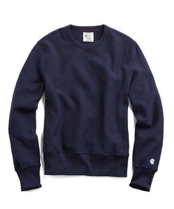 Recalled men’s Todd Snyder + Champion sweatshirt in Midnight Navy