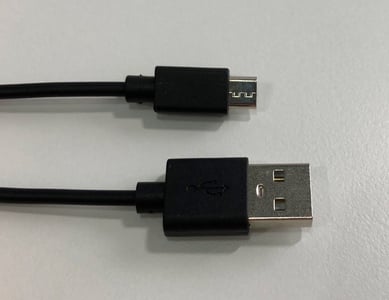 Micro USB charging cable sold with the recalled Happy Plugs headphone