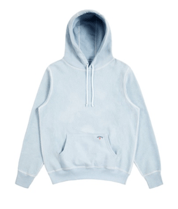Recalled Noah Reverse Fleece Hoodies in Light Blue
