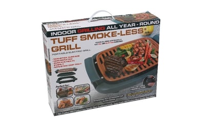 Recalled Tuff smoke-less grill – packaging