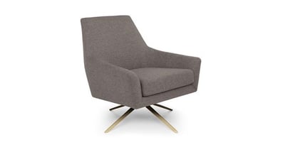 Recalled Spin Swivel Chair in Desert Gray