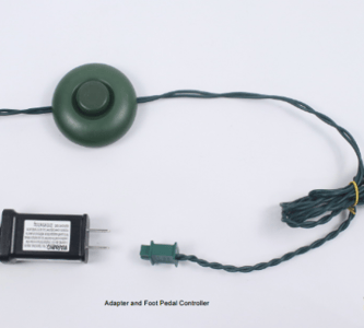Recalled foot pedal controller with adapter