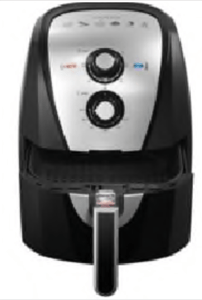 Recalled Insignia - Analog Air Fryer - Family Size – Black NS-AF50MBK9