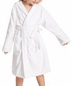 Recalled Pure White Children's Robe