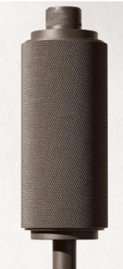 Recalled RH Lambeth knurled floor torch -weathered bronze finish
