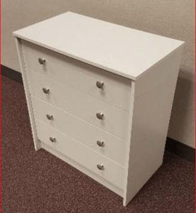 Recalled Essential Home Belmont 2.0 4-drawer Chest - White