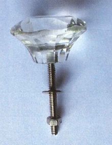 Recalled Glass Style drawer knob, sold under the Cynthia Rowley brand.