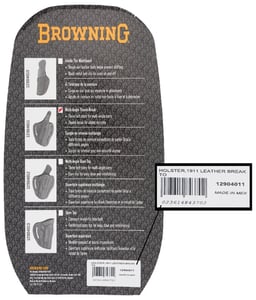 Holster Packaging (Back)