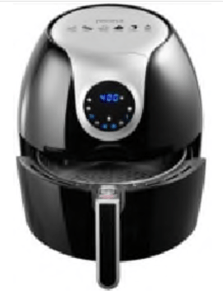 Recalled Insignia - Digital Air Fryer - Family Size - Black NS-AF55DBK9