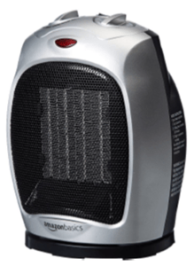 AmazonBasics 1500 Watt Ceramic Space Heater No. B074MWRLZM