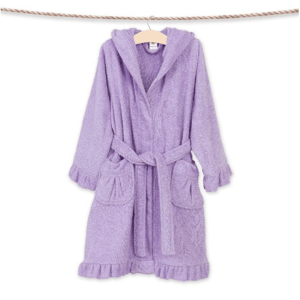Recalled Linum Home Textiles children's robe (purple)