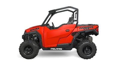 2016 Polaris General two-seat in red