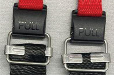 Incorrect Fidlock Strap Fastener