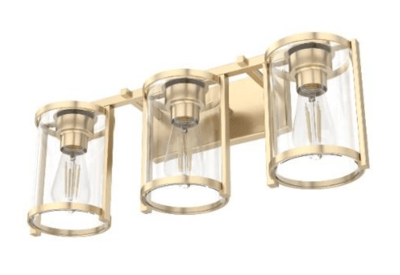 Recalled Hunter Fan 19966 Astwood 3 Light Vanity in Alturas Gold