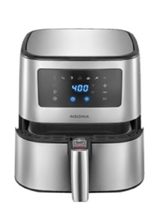 Recalled Insignia - 5-qt. Digital Air Fryer - Stainless Steel NS-AF53DSS0