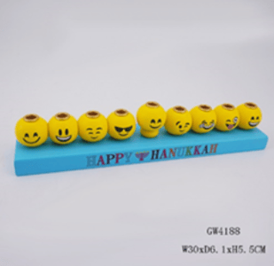 Recalled Emoji Menorah (Style# 856266)