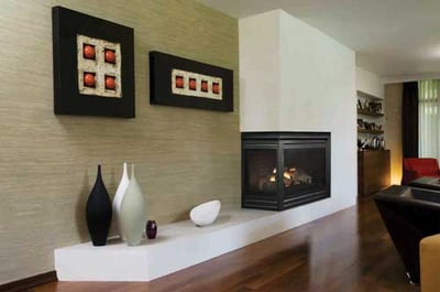 Corner Fireplace