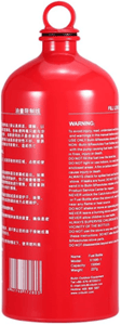 Recalled BULin liquid fuel bottle – back