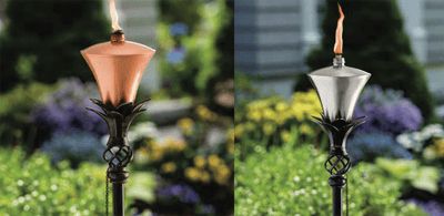 Recalled Berkley Jensen Citronella 72-inch Copper & Nickel-Plated Torch